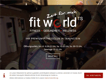 Tablet Screenshot of fitworldts.de